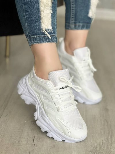 کفش دخترانه اسپورت سفید